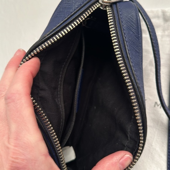 Marc by Marc Jacobs Sally Mineral Blue quilted Saffiano leather crossbody bag - Picture 7 of 15